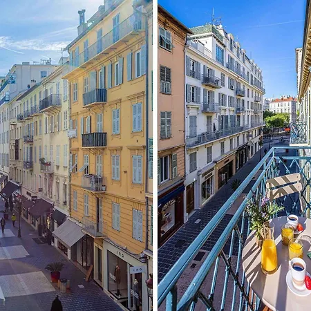 Paradis - Carre D'or 1 - Balcony Sea View Apartment Nice